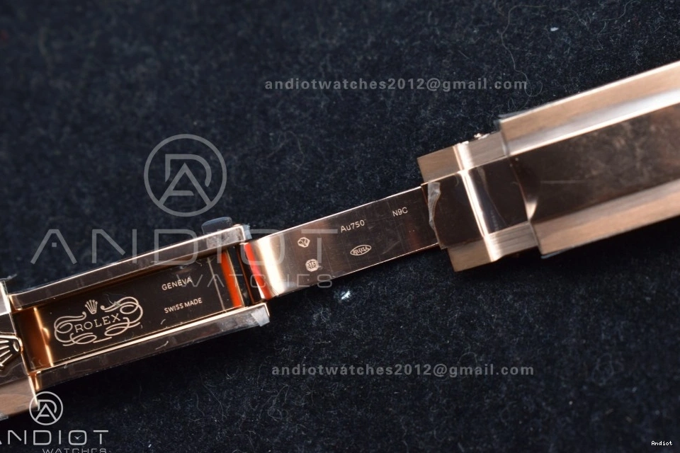 Oysterflex 126515 Strap RG on Edition (Weighted) QF Best Dial SH4131 Black V6 Daytona 1:1 0224